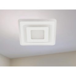   LED fali lámpa 30W, 2500lm, 3000-6500K, fehér, IP20, fém-akril - J1346/W