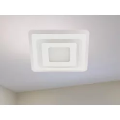   LED fali lámpa 30W, 2500lm, 3000-6500K, fehér, IP20, fém-akril - J1346/W