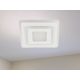 LED fali lámpa 30W, 2500lm, 3000-6500K, fehér, IP20, fém-akril - J1346/W