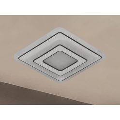   LED fali lámpa 30W, 2500lm, 3000-6500K, fehér-fekete, IP20, fém-akril - J1346/WB