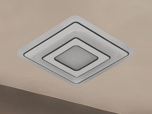 LED fali lámpa 30W, 2500lm, 3000-6500K, fehér-fekete, IP20, fém-akril - J1346/WB