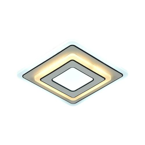 LED fali lámpa 30W, 2500lm, 3000-6500K, fehér-fekete, IP20, fém-akril - J1346/WB