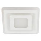LED fali lámpa 30W, 2500lm, 3000-6500K, fehér, IP20, fém-akril - J1346/W