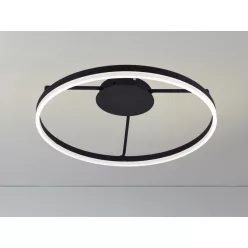   LED design mennyezeti lámpa 55W, 3800 lm, 3000K-6500K, IP20, fém-akril - J1347/B