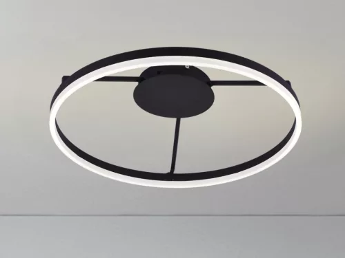 LED design mennyezeti lámpa 55W, 3800 lm, 3000K-6500K, IP20, fém-akril - J1347/B