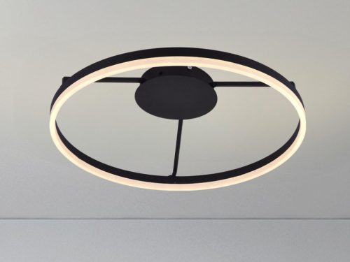 LED design mennyezeti lámpa 55W, 3800 lm, 3000K-6500K, IP20, fém-akril - J1347/B