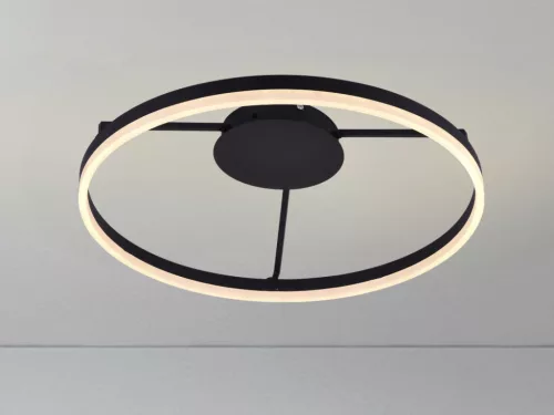 LED design mennyezeti lámpa 55W, 3800 lm, 3000K-6500K, IP20, fém-akril - J1347/B