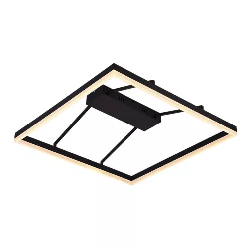 LED design mennyezeti lámpa 55W, 3900 lm, 3000K-6500K, IP20, fém-akril - J1348/B