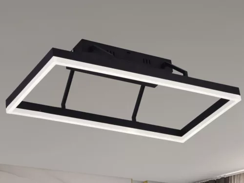 LED design mennyezeti lámpa 40W, 2900 lm, 3000K-6500K, IP20, fém-akril - J1349/B