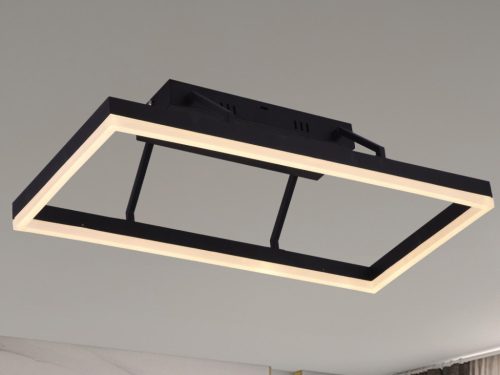 LED design mennyezeti lámpa 40W, 2900 lm, 3000K-6500K, IP20, fém-akril - J1349/B