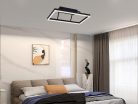 LED design mennyezeti lámpa 40W, 2900 lm, 3000K-6500K, IP20, fém-akril - J1349/B