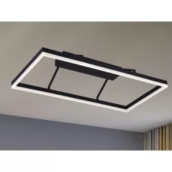   LED design mennyezeti lámpa 55W, 4000 lm, 3000K-6500K, IP20, fém-akril - J1350/B