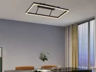 LED design mennyezeti lámpa 55W, 4000 lm, 3000K-6500K, IP20, fém-akril - J1350/B