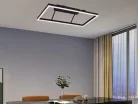 LED design mennyezeti lámpa 55W, 4000 lm, 3000K-6500K, IP20, fém-akril - J1350/B