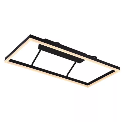 LED design mennyezeti lámpa 55W, 4000 lm, 3000K-6500K, IP20, fém-akril - J1350/B