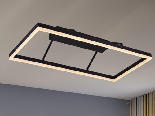 LED design mennyezeti lámpa 55W, 4000 lm, 3000K-6500K, IP20, fém-akril - J1350/B