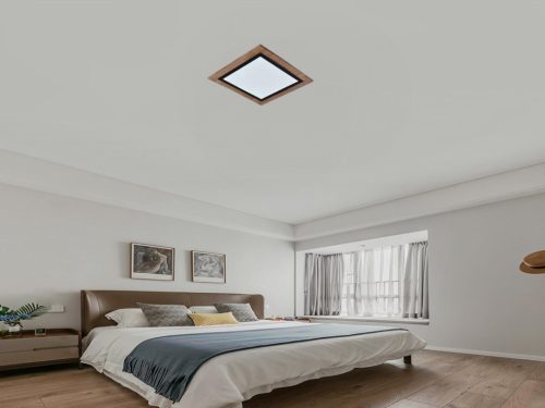 LED design mennyezeti lámpa 35W, 2300lm, 3000K-6500K, RF 2,4GHz vezérlés, IP20, 480x480x60mm - J1351