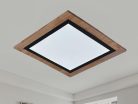 LED design mennyezeti lámpa 35W, 2300lm, 3000K-6500K, RF 2,4GHz vezérlés, IP20, 480x480x60mm - J1351