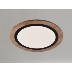   LED design mennyezeti lámpa 25W, 1900lm, 3000K-6500K, RF 2,4GHz vezérlés, IP20, Ø480x60mm - J1352/BW