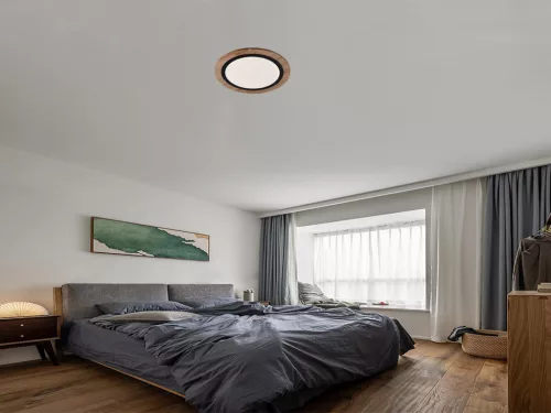 LED design mennyezeti lámpa 25W, 1900lm, 3000K-6500K, RF 2,4GHz vezérlés, IP20, Ø480x60mm - J1352/BW