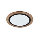 LED design mennyezeti lámpa 25W, 1900lm, 3000K-6500K, RF 2,4GHz vezérlés, IP20, Ø480x60mm - J1352/BW