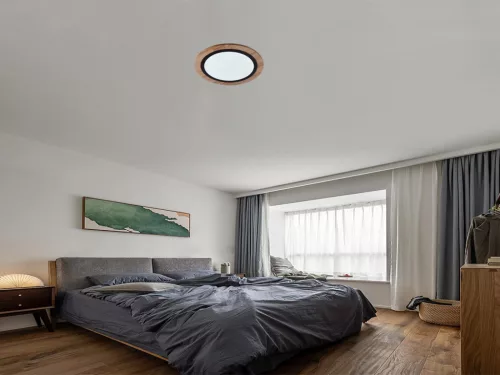 LED design mennyezeti lámpa 25W, 1900lm, 3000K-6500K, RF 2,4GHz vezérlés, IP20, Ø480x60mm - J1352/BW