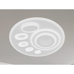  LED design mennyezeti lámpa 55W, 3600lm, 3000K-6500K, RF 2,4GHz vezérlés, IP20, 1200x300x60mm - J135