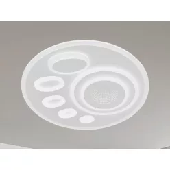   LED design mennyezeti lámpa 55W, 3600lm, 3000K-6500K, RF 2,4GHz vezérlés, IP20, 1200x300x60mm - J135