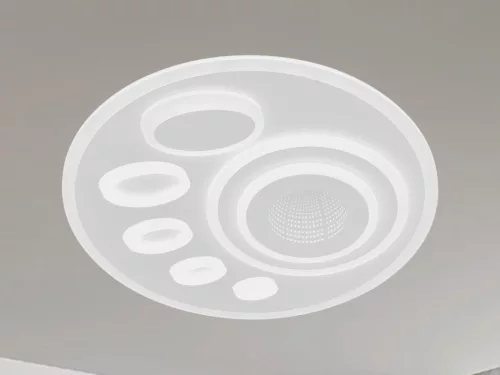 LED design mennyezeti lámpa 55W, 3600lm, 3000K-6500K, RF 2,4GHz vezérlés, IP20, 1200x300x60mm - J135