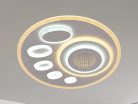 LED design mennyezeti lámpa 55W, 3600lm, 3000K-6500K, RF 2,4GHz vezérlés, IP20, 1200x300x60mm - J135