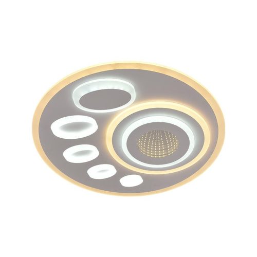 LED design mennyezeti lámpa 55W, 3600lm, 3000K-6500K, RF 2,4GHz vezérlés, IP20, 1200x300x60mm - J135