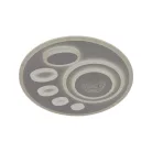 LED design mennyezeti lámpa 55W, 3600lm, 3000K-6500K, RF 2,4GHz vezérlés, IP20, 1200x300x60mm - J135