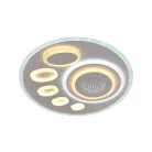 LED design mennyezeti lámpa 55W, 3600lm, 3000K-6500K, RF 2,4GHz vezérlés, IP20, 1200x300x60mm - J135