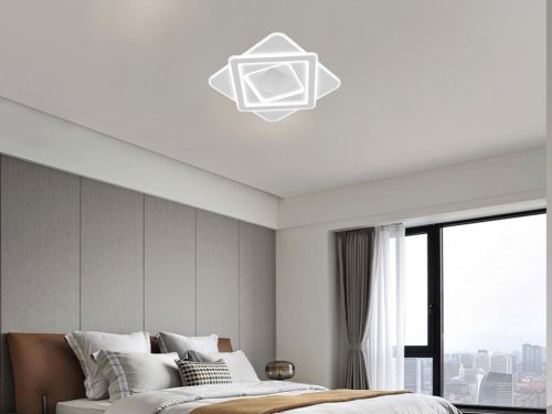 LED design mennyezeti lámpa 95W, 7400lm, 3000K-6500K, RF 2,4GHz vezérlés, IP20, Ø480x60mm - J1355/W