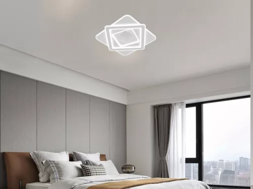 LED design mennyezeti lámpa 95W, 7400lm, 3000K-6500K, RF 2,4GHz vezérlés, IP20, Ø480x60mm - J1355/W