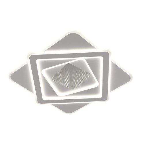 LED design mennyezeti lámpa 95W, 7400lm, 3000K-6500K, RF 2,4GHz vezérlés, IP20, Ø480x60mm - J1355/W
