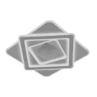 LED design mennyezeti lámpa 95W, 7400lm, 3000K-6500K, RF 2,4GHz vezérlés, IP20, Ø480x60mm - J1355/W