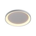 LED design mennyezeti lámpa 40W, 3000lm, 3000K-6500K, RF 2,4GHz vezérlés, IP20, Ø499x60mm - J1356/W