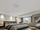 LED design mennyezeti lámpa 40W, 3000lm, 3000K-6500K, RF 2,4GHz vezérlés, IP20, Ø499x60mm - J1356/W
