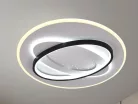 LED dizájn mennyezeti lámpa 90W, 3000–6500K, Ø480mm - J1359/W