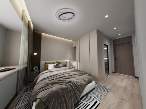 LED dizájn mennyezeti lámpa 90W, 3000–6500K, Ø480mm - J1359/W