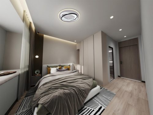 LED dizájn mennyezeti lámpa 90W, 3000–6500K, Ø480mm - J1359/W