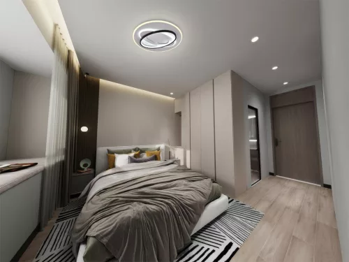 LED dizájn mennyezeti lámpa 90W, 3000–6500K, Ø480mm - J1359/W