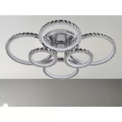   LED Design mennyezeti lámpa 205W, 17500 lm, 3000K–6500K, 800x650x120 mm - J2301/CH