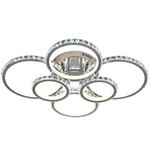 LED Design mennyezeti lámpa 205W, 17500 lm, 3000K–6500K, 800x650x120 mm - J2301/CH