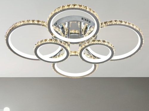 LED Design mennyezeti lámpa 205W, 17500 lm, 3000K–6500K, 800x650x120 mm - J2301/CH