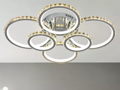 LED Design mennyezeti lámpa 205W, 17500 lm, 3000K–6500K, 800x650x120 mm - J2301/CH