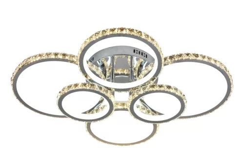 LED Design mennyezeti lámpa 205W, 17500 lm, 3000K–6500K, 800x650x120 mm - J2301/CH