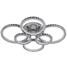 LED Design mennyezeti lámpa 205W, 17500 lm, 3000K–6500K, 800x650x120 mm - J2301/CH