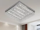 LED mennyezeti lámpa, 55W, 2800 lm, 3000K–6500K állítható, IP20, fém/akril 400x400x60 mm - J2305/CH
